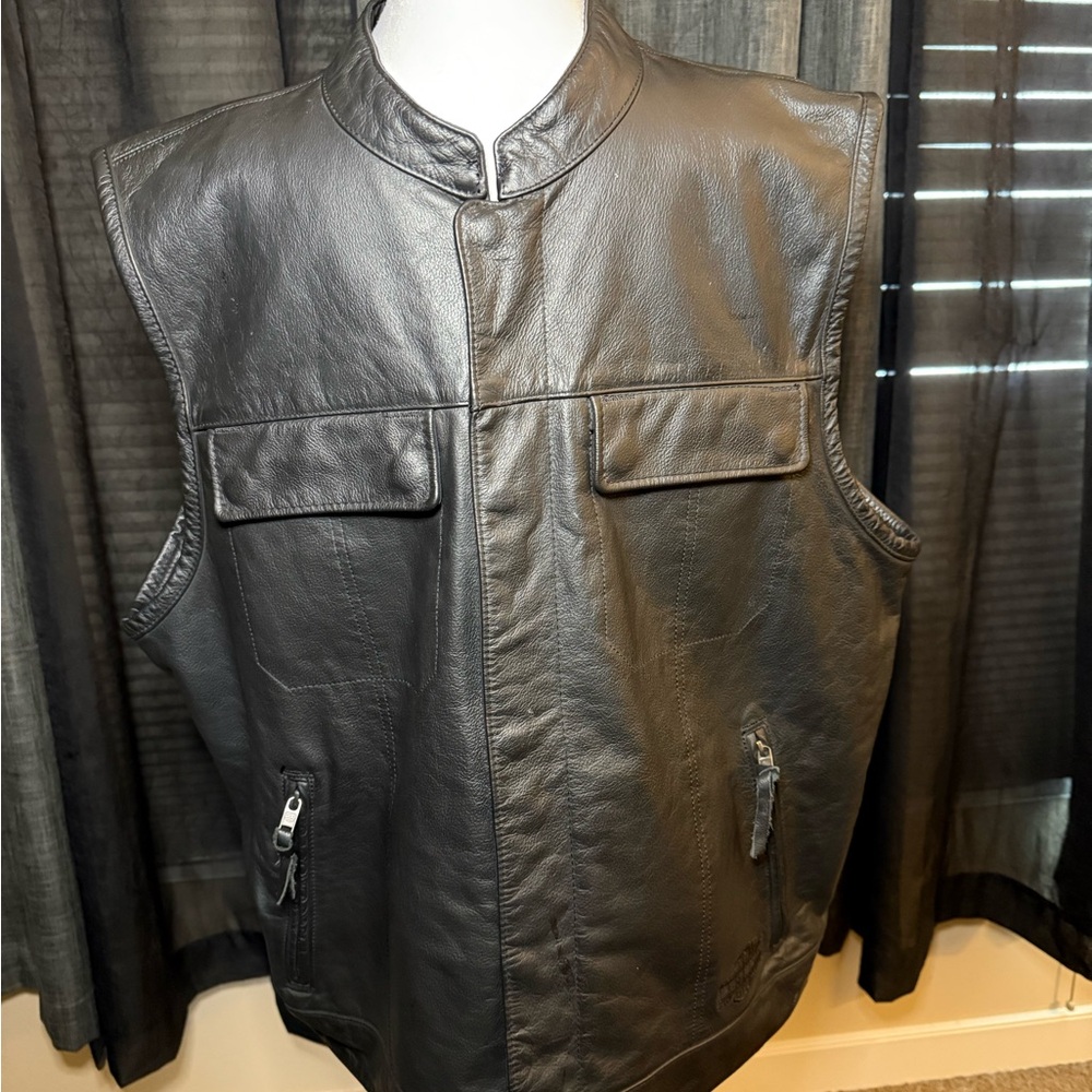 Men’s Harley Davidson Leather Vest